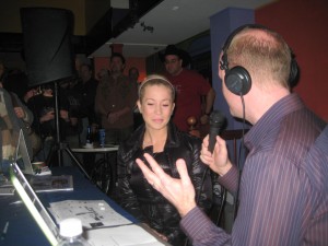 More of my US 99.5 TMZ experience with Kellie!