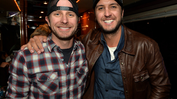 WATCH: Luke Bryan & Dierks Bentley Have A Friendly Co-Host Competition!
