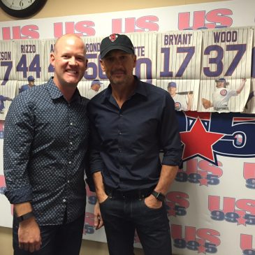 LISTEN: Tim McGraw Joins Drew In Studio To Chat Cubs, Music & Much More!